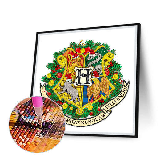 Harry Potter Badge - Special Shaped Drill Diamond Painting 30*30CM