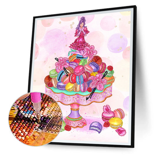 Macaron - Special Shaped Drill Diamond Painting 30*40CM