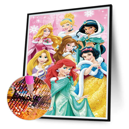 Disney Princess - Full Square Drill Diamond Painting 30*40CM