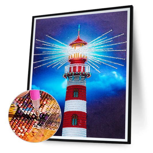 Lighthouse - Special Shaped Drill Diamond Painting 30*40CM