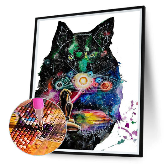 Star Wolf - Full Round Drill Diamond Painting 30*40CM