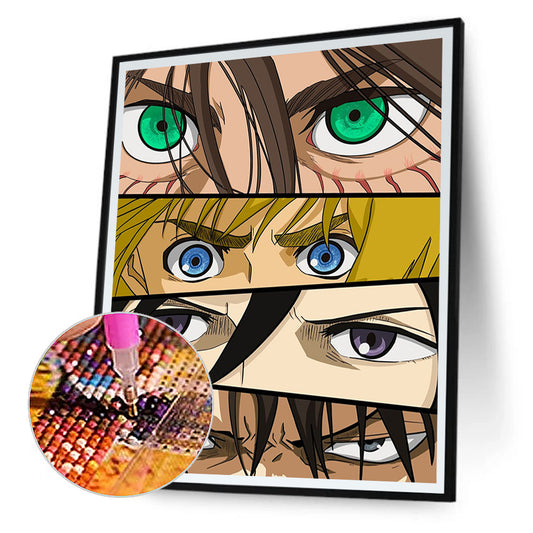 Attack On Titan - Full Round Drill Diamond Painting 30*40CM