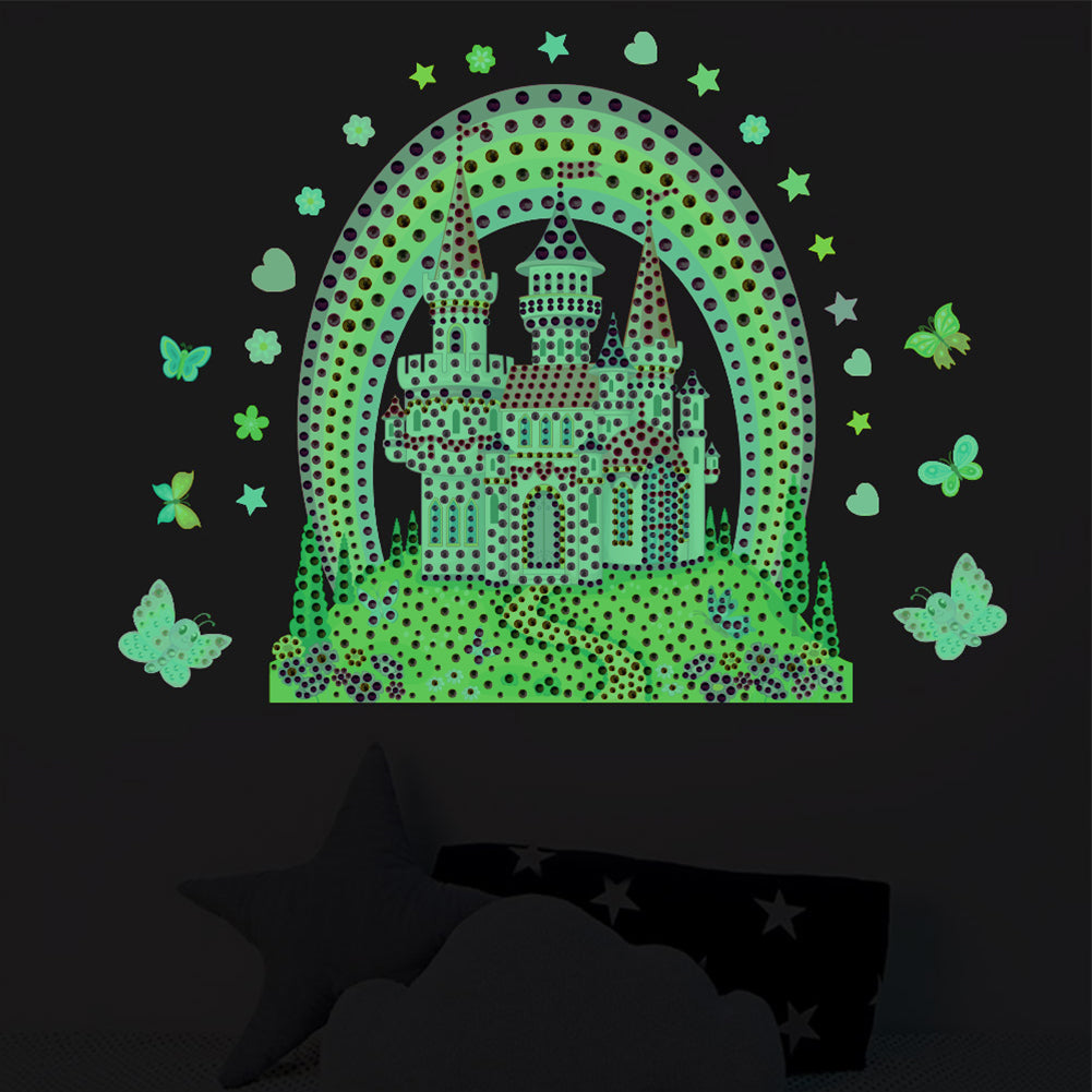 DIY Diamonds Painting Sticker Luminous Art Crafts Mosaic Stickers for Child Gift