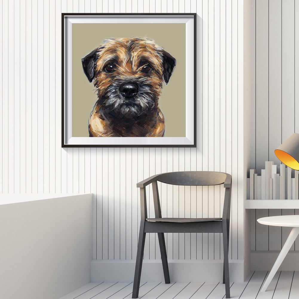 Puppy - Full Round Drill Diamond Painting 30*30CM