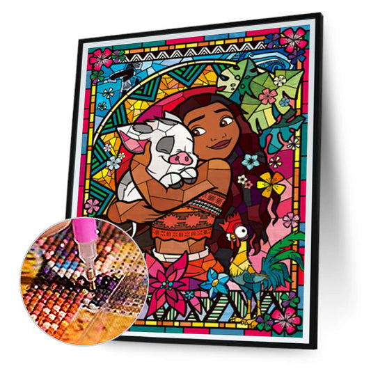 Moana 30*40CM(Canvas) Full Round Drill Diamond Painting