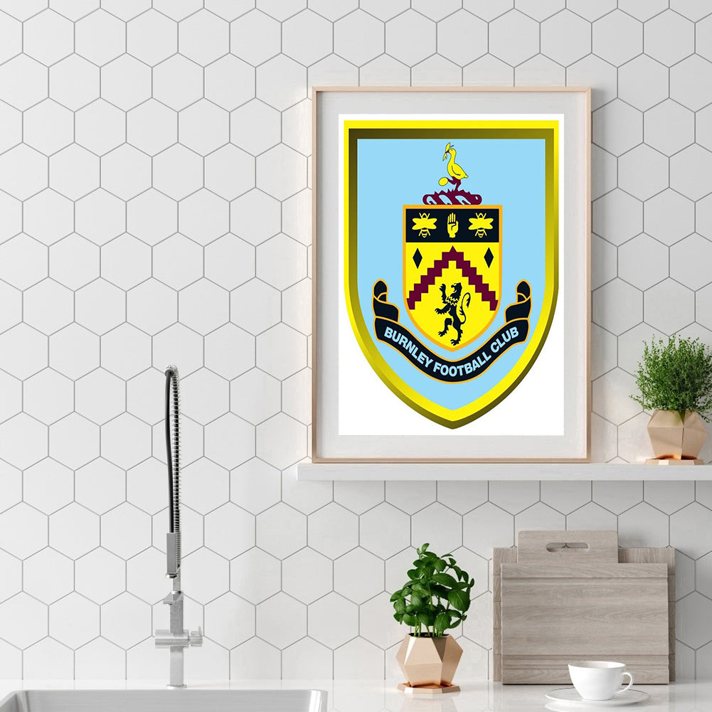 Burnley Football Club - Full Round Drill Diamond Painting 40*50CM