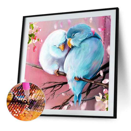 A Pair Of Parrots - Full Round Drill Diamond Painting 30*30CM