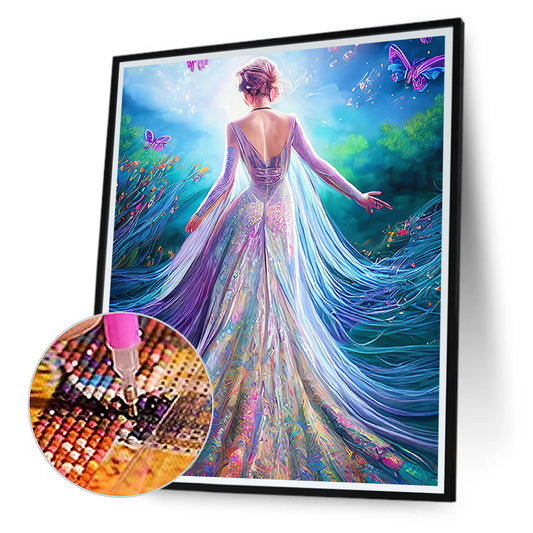 Mermaid Princess - Full Round Drill Diamond Painting 30*40CM