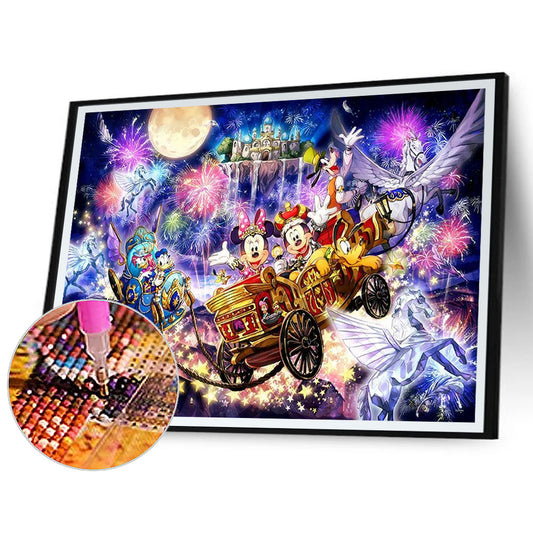 Disney Carriage - Full Round Drill Diamond Painting 40*30CM