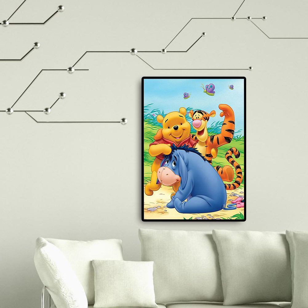 Winnie The Pooh - Full Round Drill Diamond Painting 40*50CM