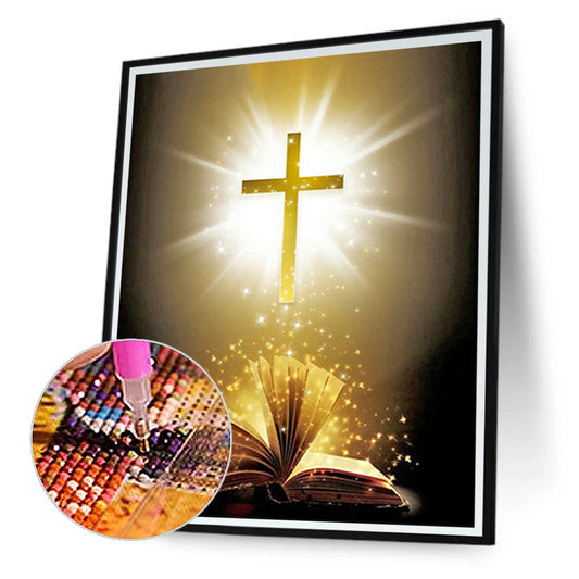 Cross - Full Round Drill Diamond Painting 40*50CM