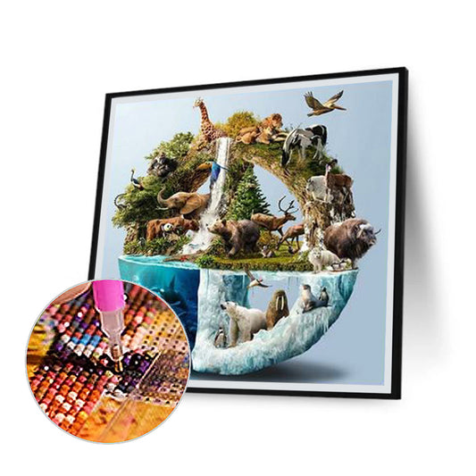 Animal Planet - Full Square Drill Diamond Painting 50*50CM