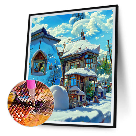 Cotton Cloud - Full Round Drill Diamond Painting 40*50CM