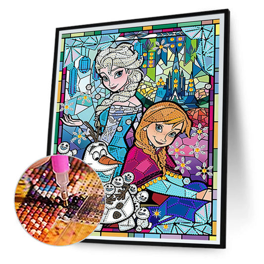 Ice Queen - Special Shaped Drill Diamond Painting 30*40CM