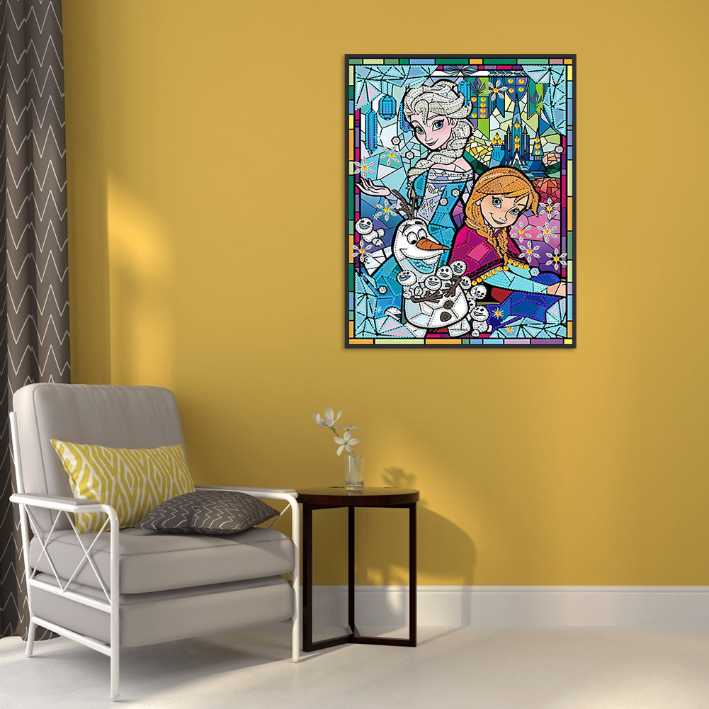 Ice Queen - Special Shaped Drill Diamond Painting 30*40CM