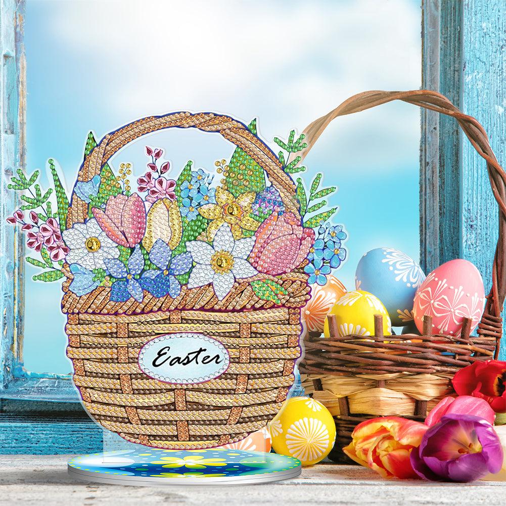 DIY Desk Diamonds Mosaic Ornament Handmade PVC Art Crafts Single Sided Kids Gift