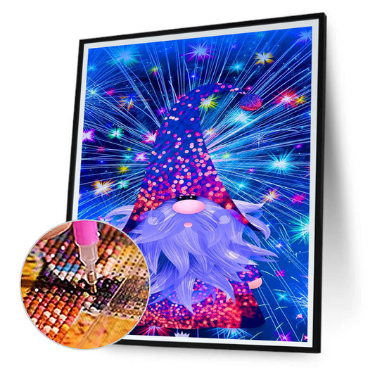 Bright Fireworks Goblin - Full Round Drill Diamond Painting 30*40CM