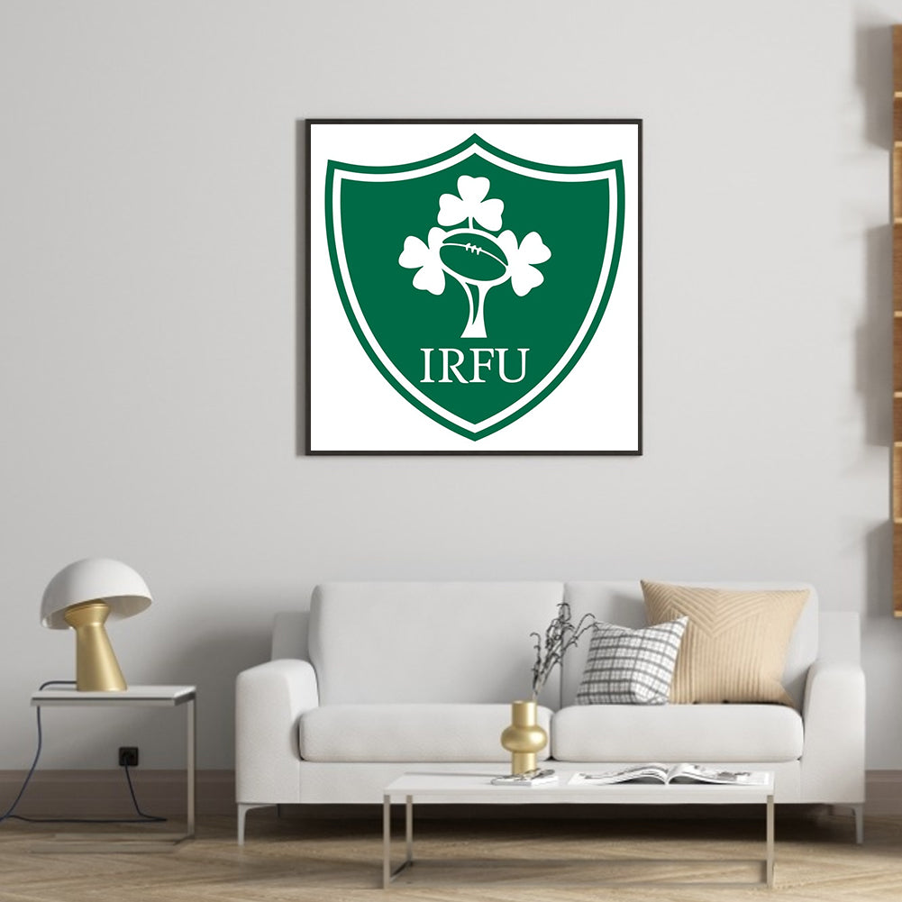 Irish Rugby Union - Full Round Drill Diamond Painting 30*30CM