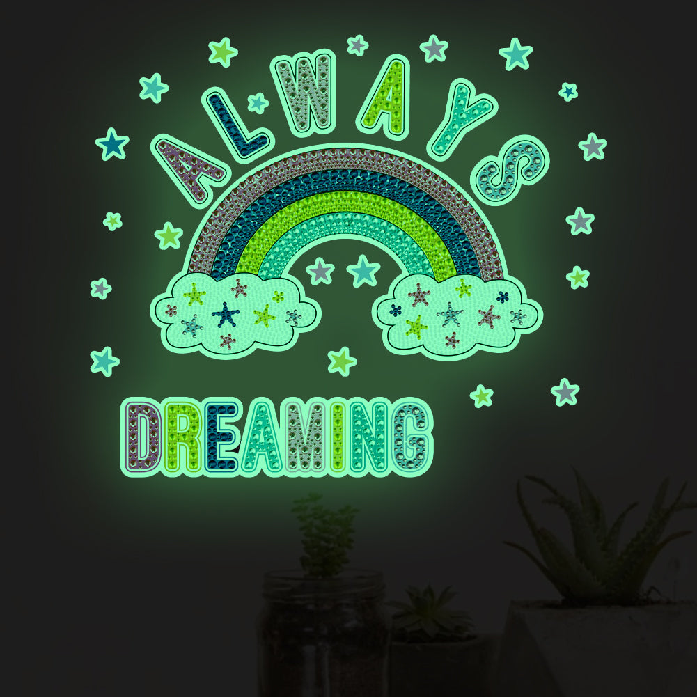 Luminous Diamonds Mosaic Paster Art Crafts DIY Mosaic Paster for Adults Beginner