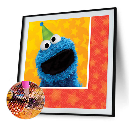 Sesame Street - Full Round Drill Diamond Painting 30*30CM
