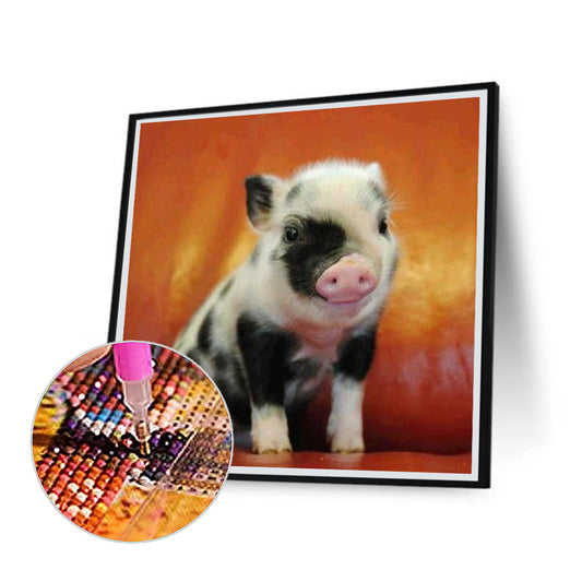 Little Pig - Full Round Drill Diamond Painting 50*50CM