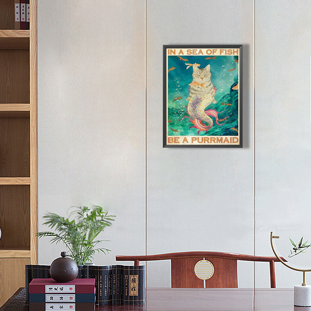 Pretty Pussy - Full Square Drill Diamond Painting 30*40CM