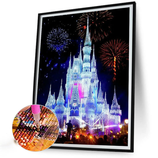 Ice Castle - Full Square Drill Diamond Painting 40*50CM