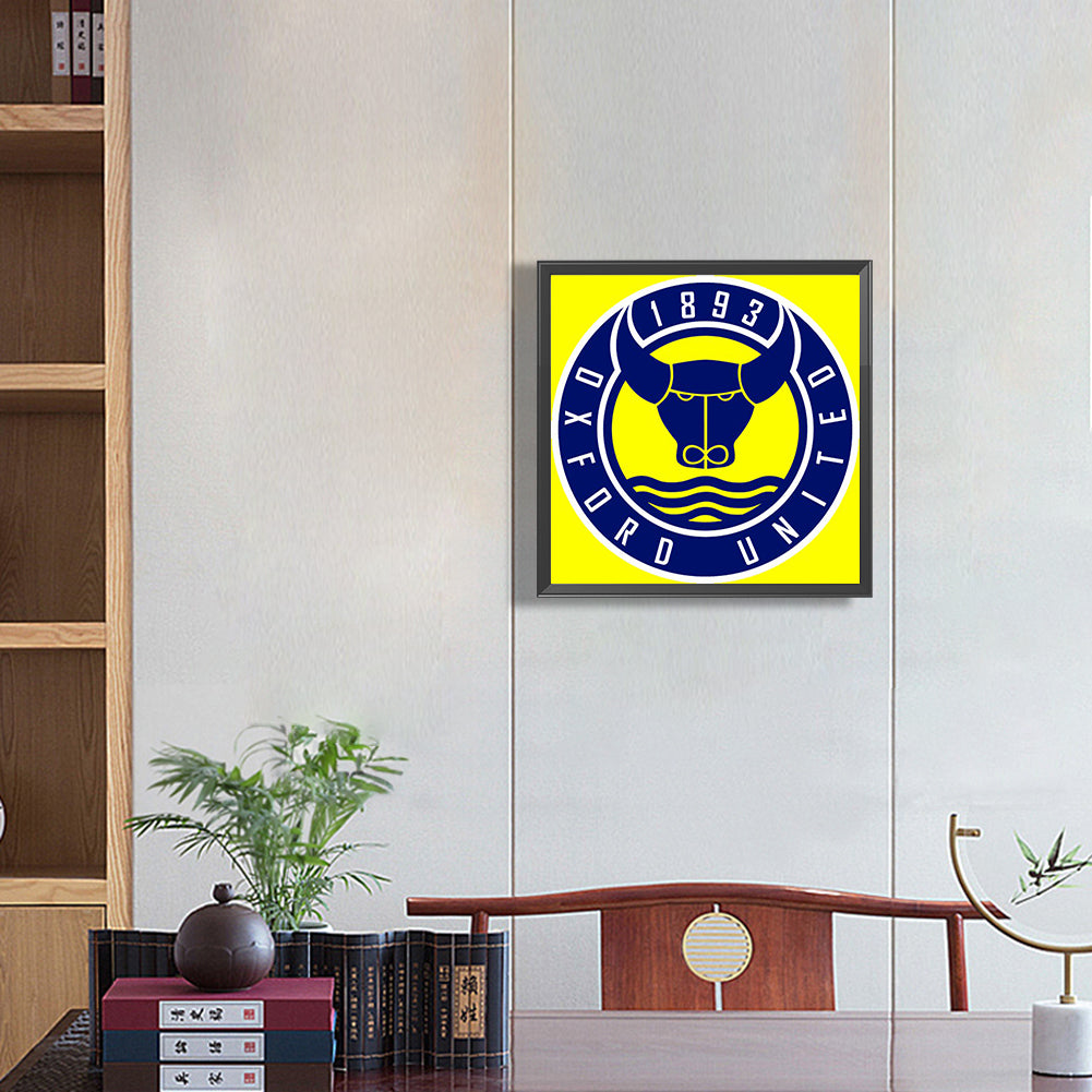 Oxford United Football - Full Round Drill Diamond Painting 30*30CM