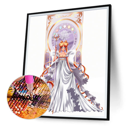 Sailor Moon - Full Round Drill Diamond Painting 30*50CM
