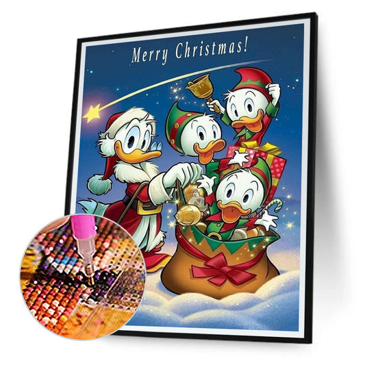 Donald Duck - Full Round Drill Diamond Painting 30*40CM
