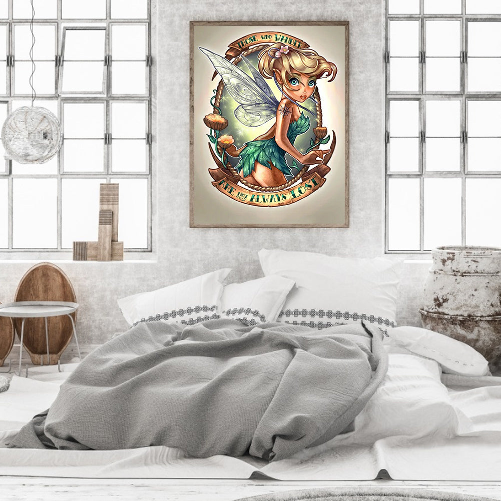 Tinkerbell Character Series - Full Round Drill Diamond Painting 30*40CM