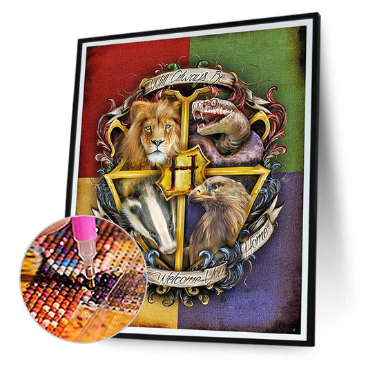 Harry Potter Logo - Full Round Drill Diamond Painting 50*60CM
