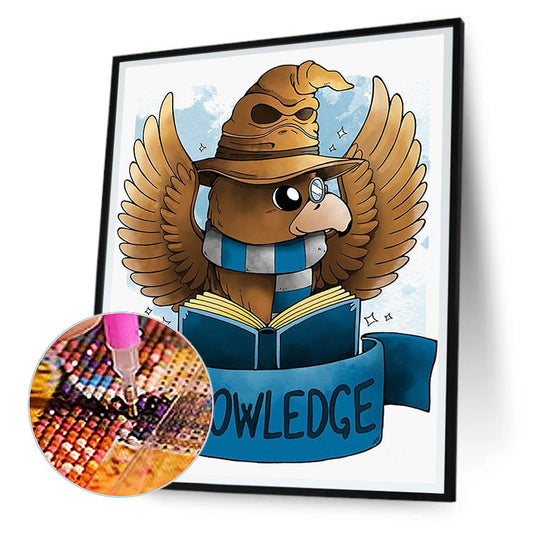 Harry Potter Owl - Full Round Drill Diamond Painting 30*40CM