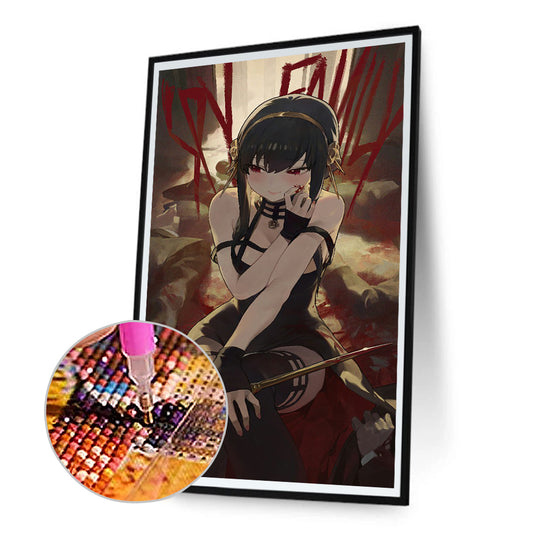 Spy Family - Full Round Drill Diamond Painting 40*80CM