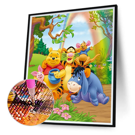 Winnie The Pooh - Full Round Drill Diamond Painting 40*50CM