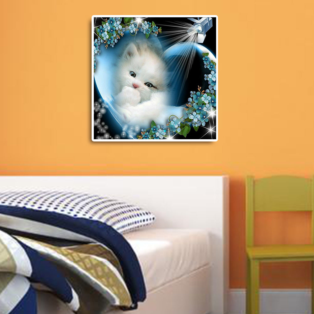 Love Kitten - Full Round Drill Diamond Painting 40*40CM