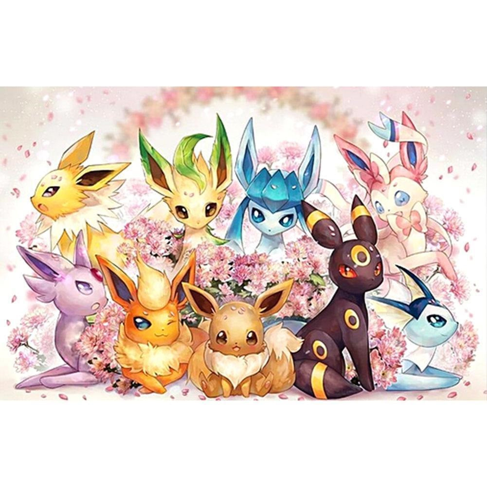 Pokemon Baby - Full Round Drill Diamond Painting 50*40CM
