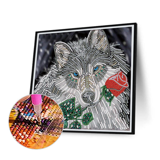 Wolf - Special Shaped Drill Diamond Painting 30*30CM