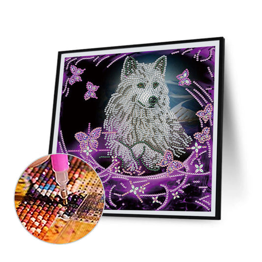 Wolf - Special Shaped Drill Diamond Painting 30*30CM