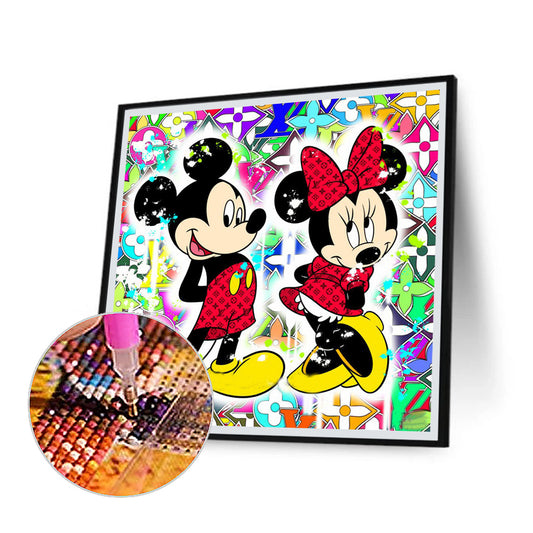 Mickey Minnie - Full Round Drill Diamond Painting 40*40CM