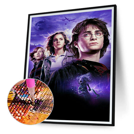 Harry Potter - Full Round Drill Diamond Painting 40*50CM
