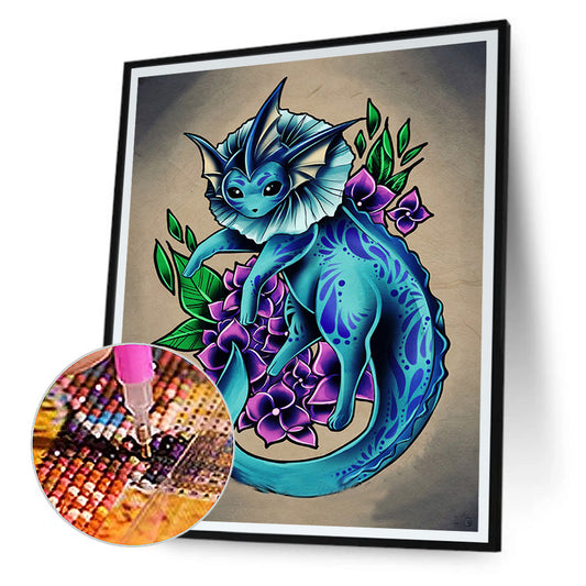 Pok¨¦mon Series - Full Round Drill Diamond Painting 30*40CM