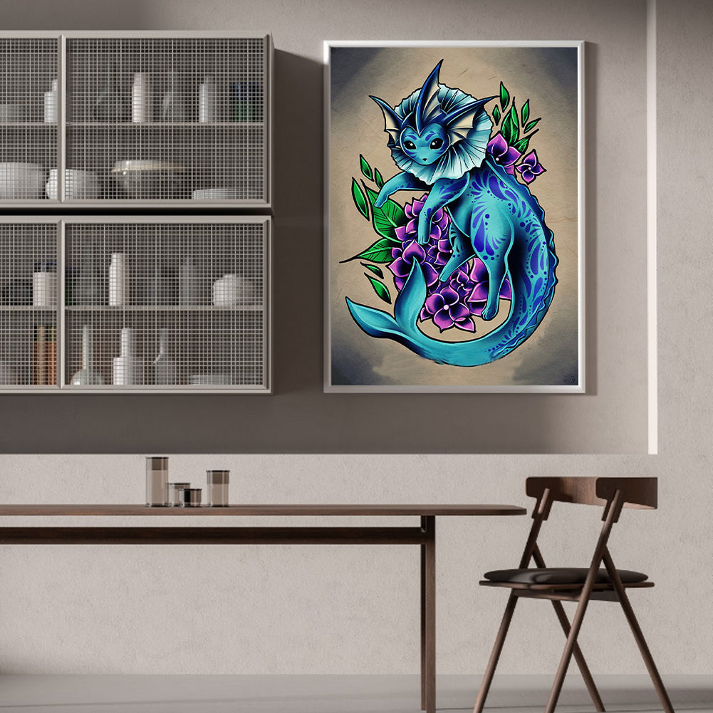 Pok¨¦mon Series - Full Round Drill Diamond Painting 30*40CM