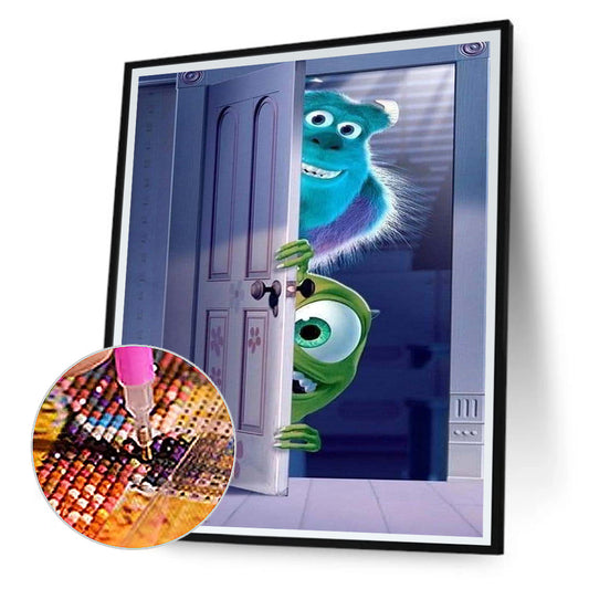 Monsters Inc. - Full Round Drill Diamond Painting 30*40CM
