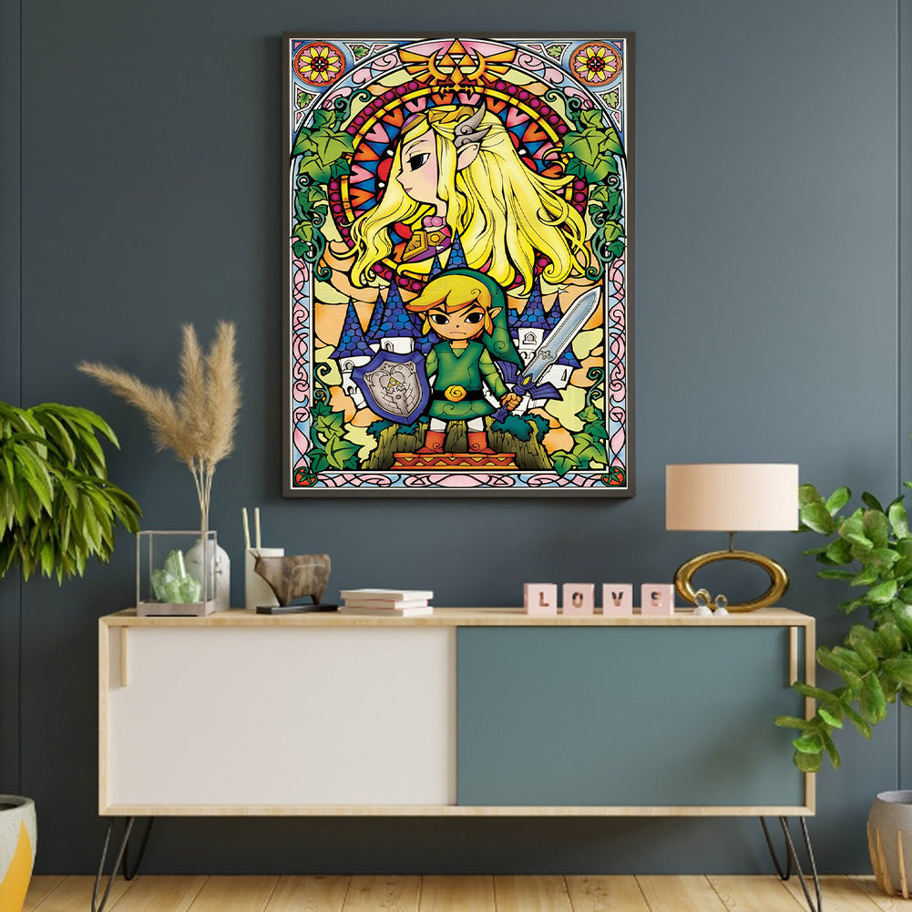 The Legend Of Zelda The Wind Waker - Full Round Drill Diamond Painting 40*50CM