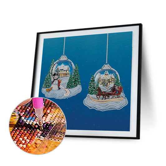Christmas Ornaments - Special Shaped Drill Diamond Painting 30*30CM