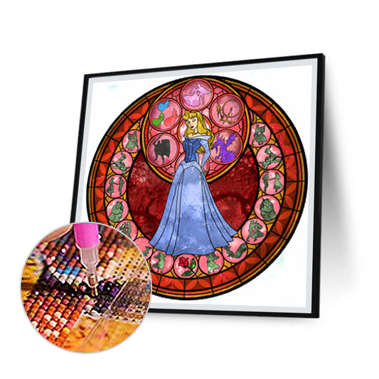 Sleeping Beauty Princess - Full Round Drill Diamond Painting 30*30CM