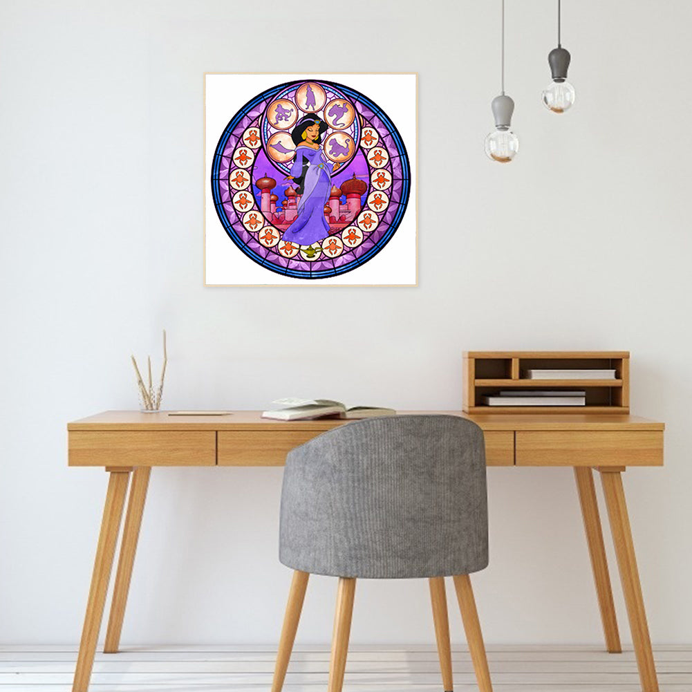 Princess Jasmine - Full Round Drill Diamond Painting 30*30CM