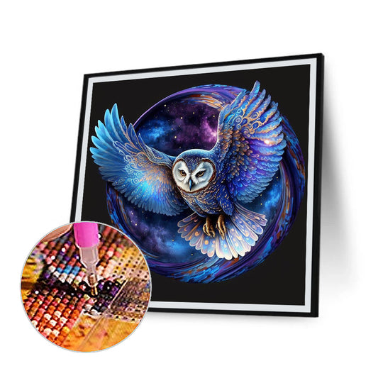 Star Owl - Full Round Drill Diamond Painting 30*30CM