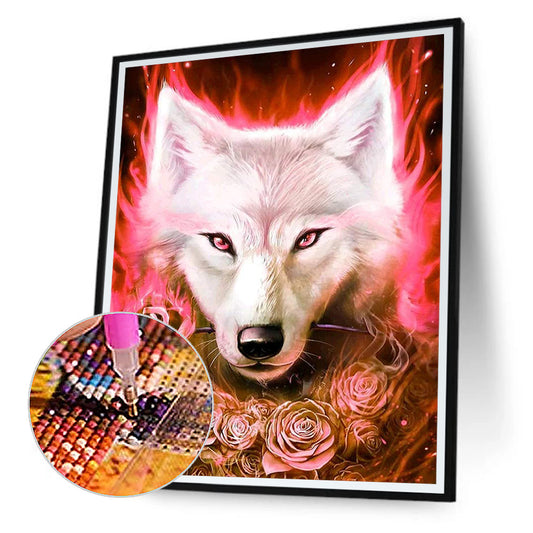 Wolf - Full Round Drill Diamond Painting 30*40CM